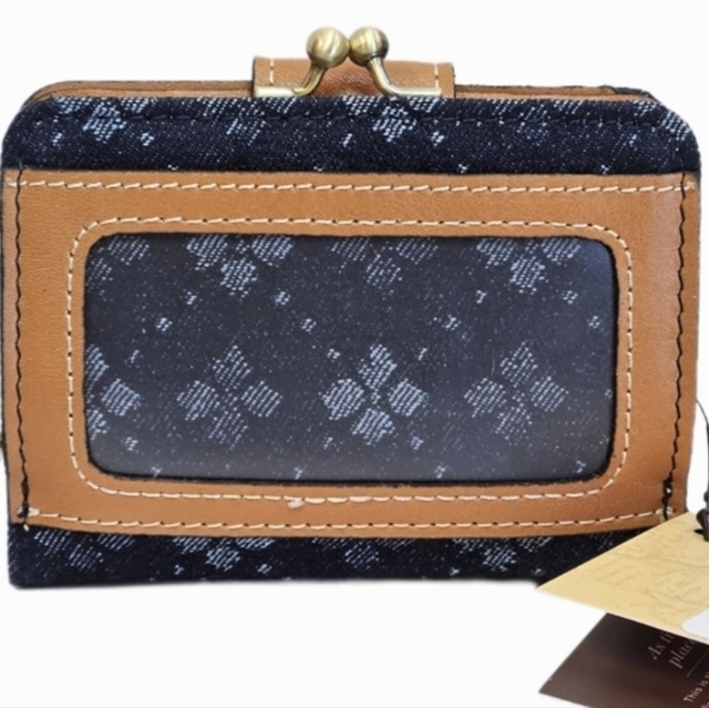 Patricia Nash Denim Iberia Wallet NWT - Picture 3 of 9